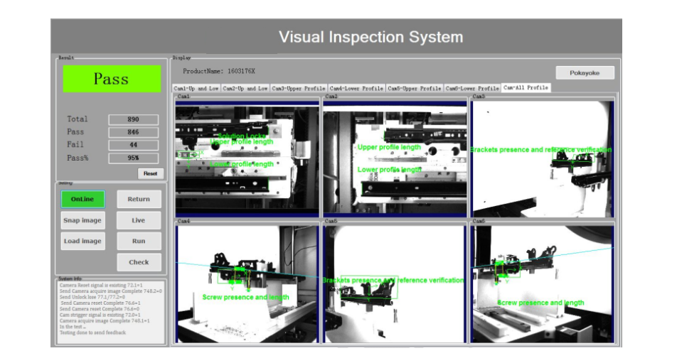 自動(dòng)化檢測(cè)設(shè)備廠家機(jī)械手整列玻璃品項(xiàng)目
